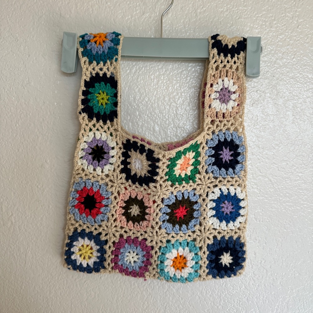 Colorful Crochet Purse